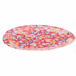 Vaisselle Jetable|Pique-Nique Et Camping|Stokomani 10 assiettes fleuries en carton