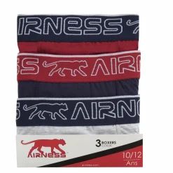 Sous-Vêtements Et Vêtements De Nuit|AIRNESS 3 Boxers coton