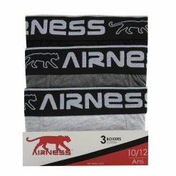 Sous-Vêtements Et Vêtements De Nuit|AIRNESS 3 Boxers coton