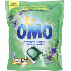 Entretien Du Linge|OMO 42 capsules lessive white orchid