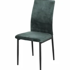 Mobilier|DECLIC HOME 2 chaises en velours vert