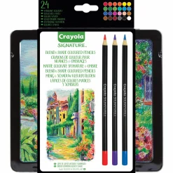 Loisirs Créatifs|CRAYOLA 24 crayons de couleurs signature
