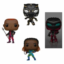 Jouet|Figurines Pop|MARVEL 4 Figurines POP Black panther 9cm