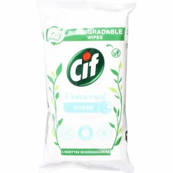 Produits Ménagers|CIF 60 lingettes multi-usages biodégradables