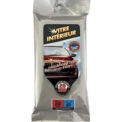 Accessoires Automobiles|Stokomani 20 lingettes nettoyantes pour vitres