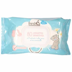 Soin Bébé|FRESHEA 80 lingettes pour bébé