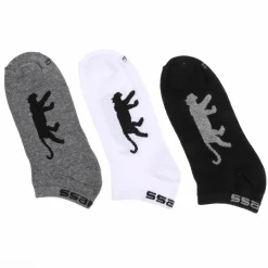 Chaussures Et Accessoires|Stokomani 3 paires de chaussettes basses Noir