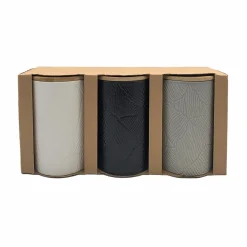 Conservation Et Rangement|COOK KEEN 3 pots en céramique et couvercle bambou