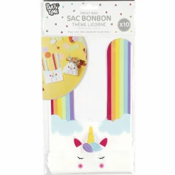 Vaisselle Jetable|Pique-Nique Et Camping|Stokomani 10 sacs à bonbons Licorne