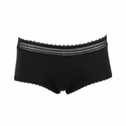 Lingerie Et Vêtements De Nuit|SEDUCCIA 2 shortys menstruels flux abondant Noir