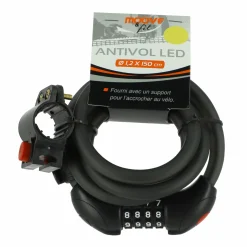 Accessoires De Sport|MOOVE AND FIT Antivol pour vélo