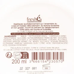 Corps|FRESHEA Baume fondant nourrissant argan et karité