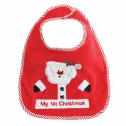 Accessoires De Puériculture|MES PETITS CAILLOUX Bavoir Mon Premier Noël