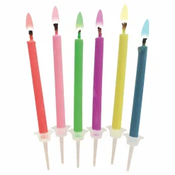 Fêtes Et Cérémonies|TABLE EN FETE / APOINT Bougie flamme colorées