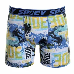 Sous-Vêtements Et Vêtements De Nuit|SPICY Boxer homme imprimé