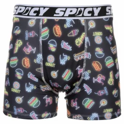 Sous-Vêtements Et Vêtements De Nuit|SPICY Boxer imprimé Multicolore}