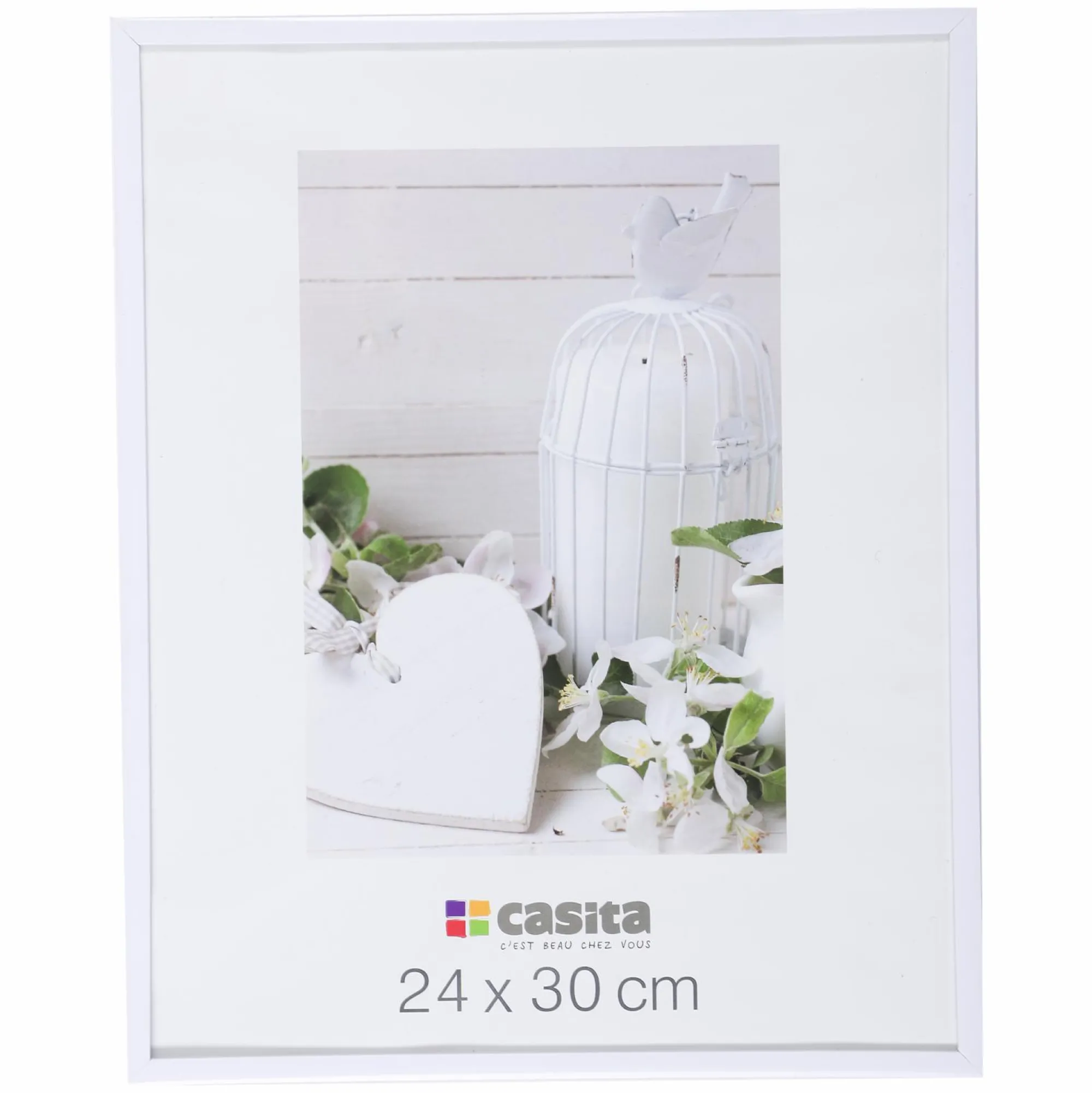 Décorations Murales|Stokomani Cadre photo plastique + verre blanc