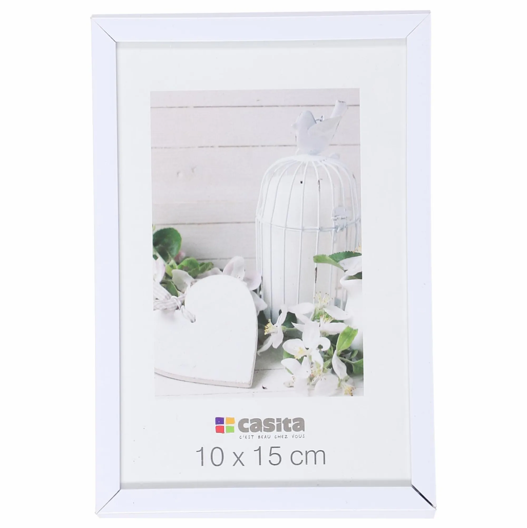 Décorations Murales|Stokomani Cadre photo plastique + verre blanc