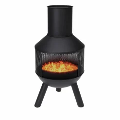 Objets Décoratifs|Stokomani Cheminée d'ambiance en métal 3 pieds
