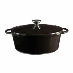 Cuisson Et Ustensiles|PRADEL Cocotte en fonte à induction 4L Noir