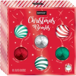 Coffrets Beauté Et Parfums|SENCE Coffret cadeau bombe de bain de Noël effervescente x6