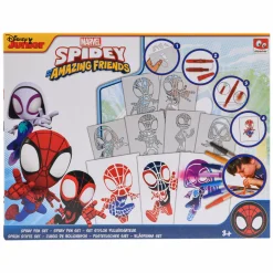 Jouet|Loisirs Créatifs|MARVEL Coffret de feutres à souffler