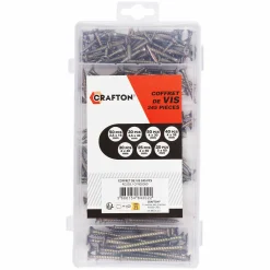 Outils De Bricolage|CRAFTON Coffret de vis 245 Pieces