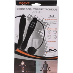 Accessoires De Sport|MOOVE AND FIT Corde à sauter électronique sans fil