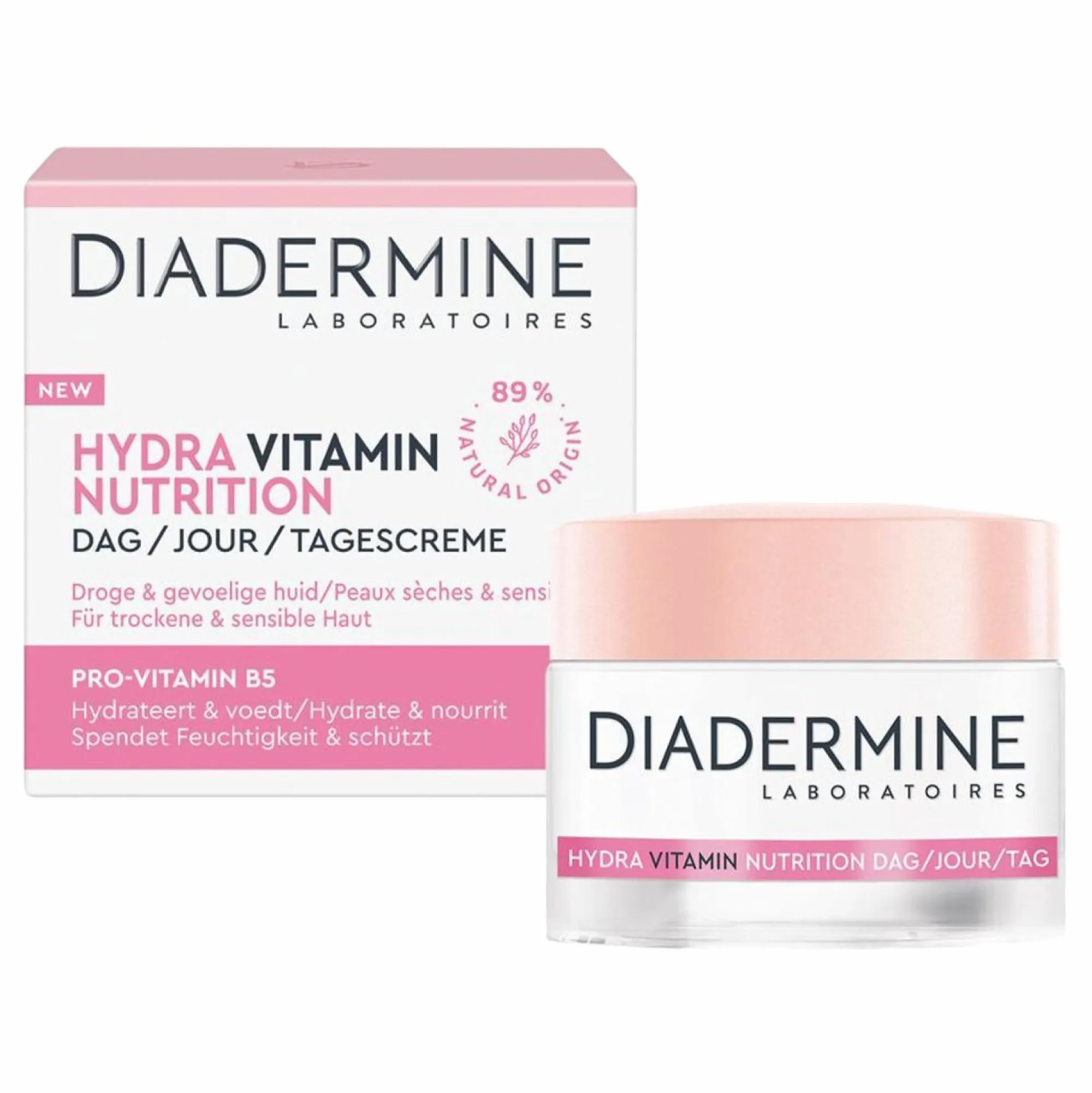 Visage|DIADERMINE Crème de jour hydra nutrition peaux sèches et sensibles