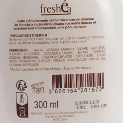 Hygiène|FRESHEA Crème lavante mains à l'amande douce