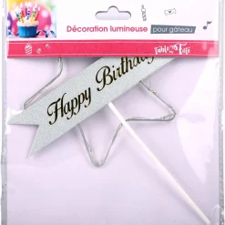 Fêtes Et Cérémonies|TABLE EN FETE / APOINT Décoration lumineuse pour gâteau