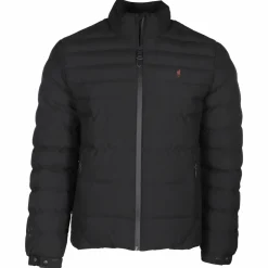 Vestes Et Manteaux|GENTLEMAN FARMER Doudoune zip imperméable Noir