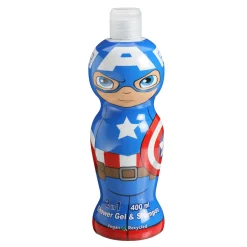 Hygiène|MARVEL Gel douche et shampoing 2en1 Captain America