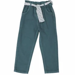 Bas|LILI MARELLE Jean coloré avec ceinture 3/6 ans