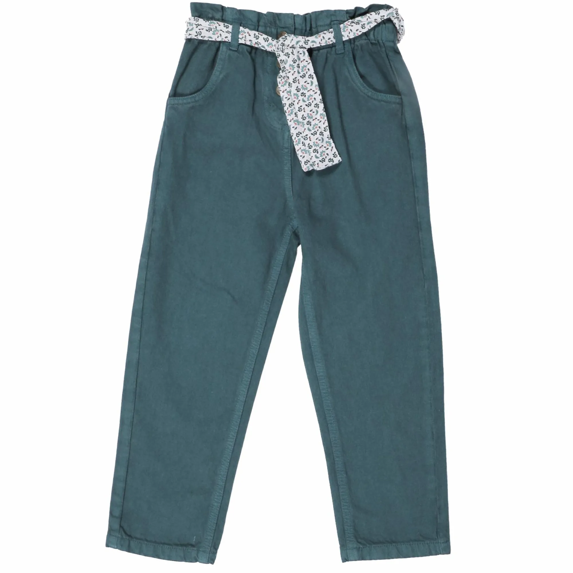 Bas|LILI MARELLE Jean coloré avec ceinture 3/6 ans