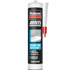 Outils De Bricolage|RUBSON Kit joint sanitaire transparent