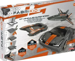 Jouet|Loisirs Créatifs|LANSAY Kit véhicules super speed fabrikid