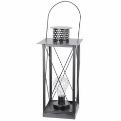 Luminaires|DECLIC HOME Lampe lanterne métal noir 8 Leds