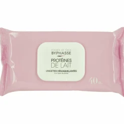 Visage|BYPHASSE Lingettes démaquillantes protéine de lait