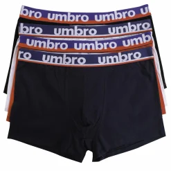 Sous-Vêtements Et Vêtements De Nuit|UMBRO Lot de 4 boxers en coton
