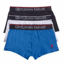 Sous-Vêtements Et Vêtements De Nuit|GENTLEMAN FARMER Lot de 3 boxers en coton