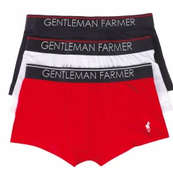Sous-Vêtements Et Vêtements De Nuit|GENTLEMAN FARMER Lot de 3 boxers en coton