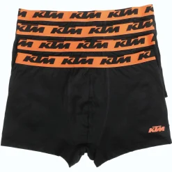 Sous-Vêtements Et Vêtements De Nuit|KTM BY FREEGUN Lot de 4 boxers s en coton Noir