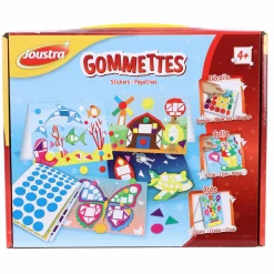 Jouet|Loisirs Créatifs|JOUSTRA Mallette de gommettes