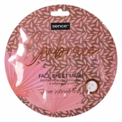 Visage|SENCE Masque visage en tissu à l'eau de rose