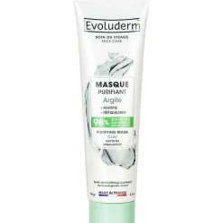 Visage|EVOLUDERM Masque visage purifiant à l'argile