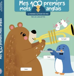 Papeterie Et Bureau|BOUTCHOU Mes premiers 100 mots en Anglais