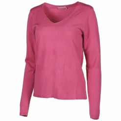 Hauts|ANNA KAREL Pull col V toucher cachemire