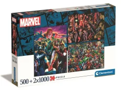 Jouet|Jeux De Société|MARVEL Puzzle adulte 1x500 + 2x1000
