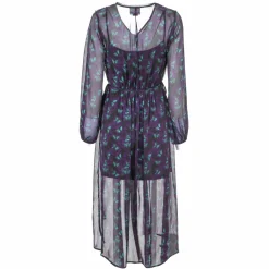 Combinaison Et Robes|LA CITY Robe longue froncée